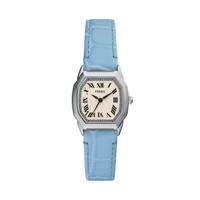 Horlogeband Fossil ES5405 Leder Blauw 16mm