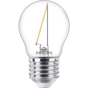 Philips LED 76425800 LED-lamp Energielabel F (A - G) E27 Kogel 1.4 W = 15 W Warmwit (Ø x l) 4.5 cm x 7.8 cm 1 stuk(s)