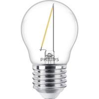 Philips LED 76425800 LED-lamp Energielabel F (A - G) E27 Kogel 1.4 W = 15 W Warmwit (Ø x l) 4.5 cm x 7.8 cm 1 stuk(s)