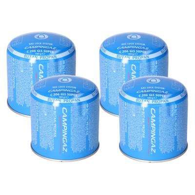 Butaangaspatroon navulling - 4x - 190 gram - voor camping kookpit/kookstel