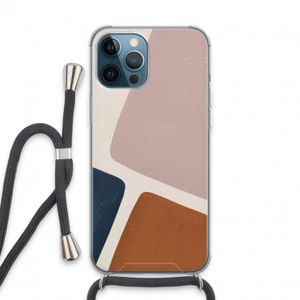 Geo #2: iPhone 13 Pro Max Transparant Hoesje met koord