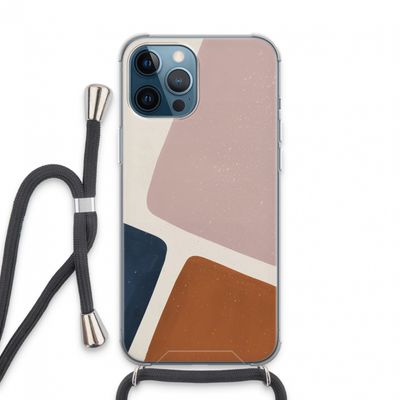 Geo #2: iPhone 13 Pro Max Transparant Hoesje met koord