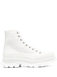 Alexander McQueen bottines Tread Slick - Blanc