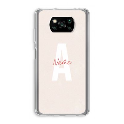 Strawberry Milkshake: Xiaomi Poco X3 NFC Transparant Hoesje