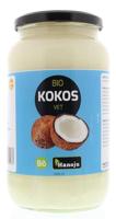 Hanoju Kokosolie geurloos glasfles bio 1 Liter