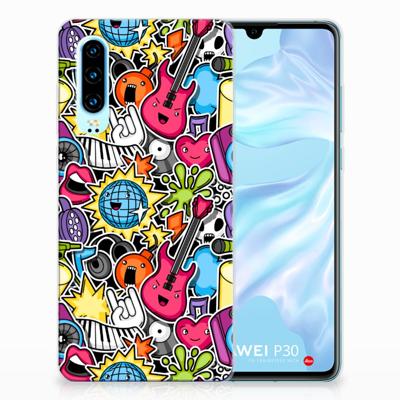 Huawei P30 | Sillicone Back Cover | Punk Rock Huawei P30 | Sillicone Back Cover | Punk Rock
