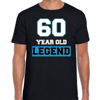 60 legend verjaardag cadeau t-shirt zwart voor heren