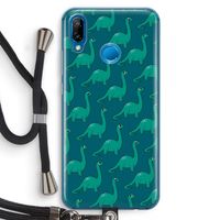 Diplodocus: Huawei P20 Lite Transparant Hoesje met koord