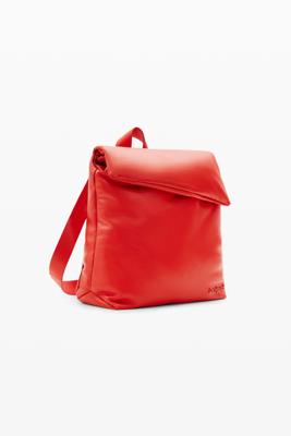 Kleine leren rugzak - ORANGE - U