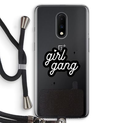 Girl Gang: OnePlus 7 Transparant Hoesje met koord