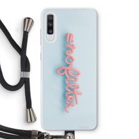 #nofilter: Samsung Galaxy A70 Transparant Hoesje met koord