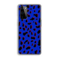 Blue Leopard: OnePlus 9 Pro Transparant Hoesje