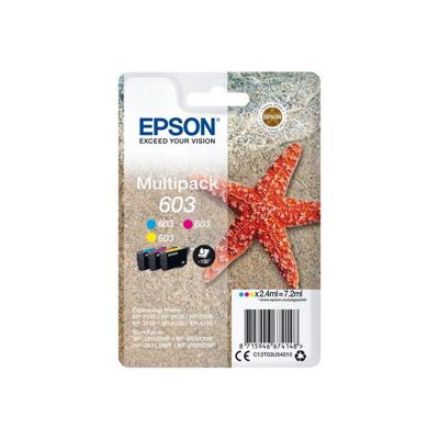 Inkt - EPSON - Multipack 3 kleuren - Zeester 603