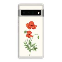 Red poppy: Google Pixel 6 Pro Transparant Hoesje Red poppy: Google Pixel 6 Pro Transparant Hoesje