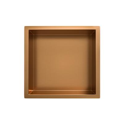 Wiesbaden Inbouwnis Novi 30x30x7 cm Brons
