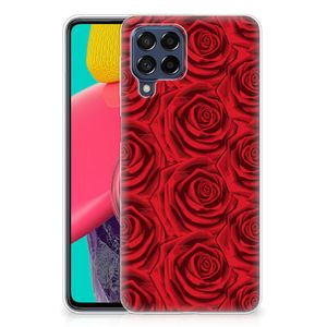 Samsung Galaxy M53 TPU Case Red Roses