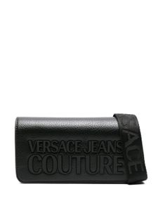 Versace Jeans Couture pochette à plaque logo - Noir