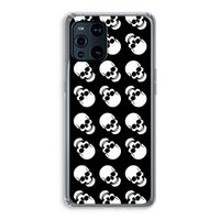 Musketon Skulls: Oppo Find X3 Pro Transparant Hoesje