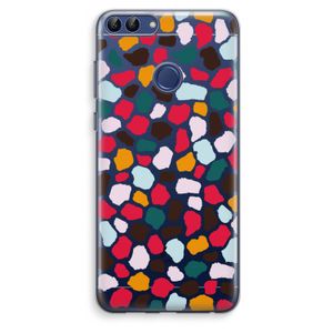 Colored Giraffe: Huawei P Smart (2018) Transparant Hoesje