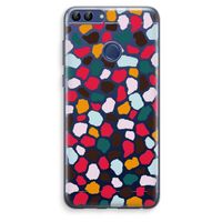 Colored Giraffe: Huawei P Smart (2018) Transparant Hoesje