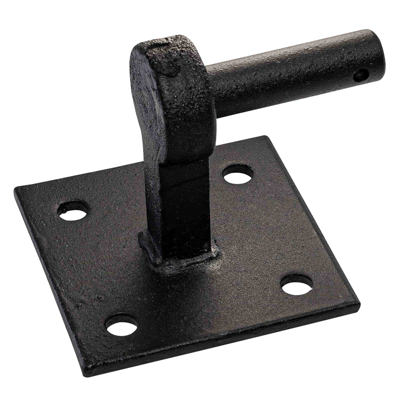 Waelbers Duim rond 19mm op plaat 10x10 zwart TXT - 10 Stuk(s) - 818318.05