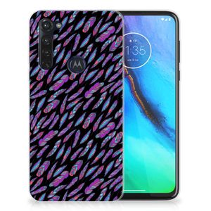 Motorola Moto G Stylus TPU bumper Feathers Color