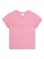 Givenchy Kids t-shirt en coton à imprimé 4G - Rose