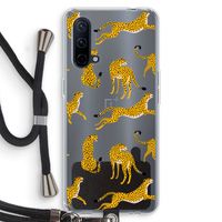 Luipaard: OnePlus Nord CE 5G Transparant Hoesje met koord