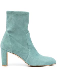 Stuart Weitzman bottines Vida 75 mm en daim - Bleu