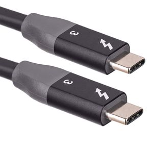 Akyga USB-kabel Thunderbolt stekker, Thunderbolt stekker 1.50 m Zwart AK-USB-34