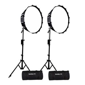 Nanlite Forza 60II LED Dual Kit (met lightstand en softbox)