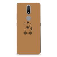 Nokia 2.4 Telefoonhoesje met Naam Baby Hyena - thumbnail