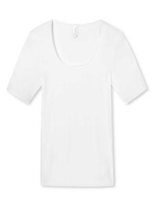 Schiesser - Spencer 1/2 - Luxury - wit, Maat:42