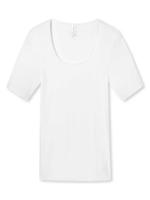 Schiesser - Spencer 1/2 - Luxury - wit, Maat:42