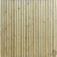 Elephant Plankenscherm Vuren Zachthout - Stripes Black - 179 x 179 x 4,5 cm