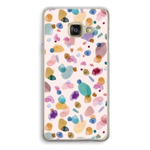 Terrazzo Memphis Pink: Samsung Galaxy A3 (2016) Transparant Hoesje