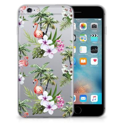 Apple iPhone 6 | 6s | TPU Hoesje | Flamingo Palms