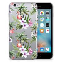 Apple iPhone 6 | 6s | TPU Hoesje | Flamingo Palms