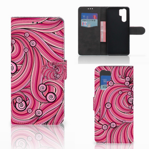 Huawei P30 Pro Hoesje Swirl Pink