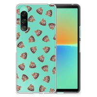 TPU bumper voor Sony Xperia 10 V Poep Emojis