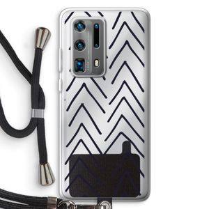 Marrakech Arrows: Huawei P40 Pro Plus Transparant Hoesje met koord