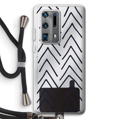 Marrakech Arrows: Huawei P40 Pro Plus Transparant Hoesje met koord