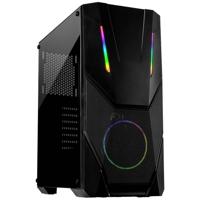 Inter-Tech IT-3303 Hornet Midi - RGB Midi-tower Gaming-behuizing Zwart