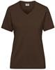 James & Nicholson JN1807 Ladies´ Bio Workwear T-Shirt - /Brown - XS