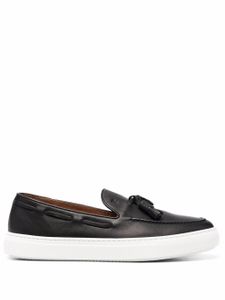 Fratelli Rossetti mocassins en cuir à glands - Noir