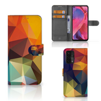 OPPO A54 5G | A74 5G | A93 5G Book Case Polygon Color - thumbnail