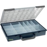 raaco Assorter 55 4x8-17 Assortimentsdoos Universeel (l x b x h) 261 x 338 x 57 mm Aantal vakken: 17 Vaste onderverdeling Inhoud 1 stuk(s)