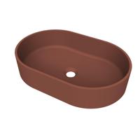 Arcqua Case waskom - ovaal - 55x36cm - mat terracotta WAS759314