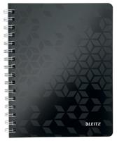 Leitz WOW schrift ft A5, gelijnd, zwart Leitz WOW schrift ft A5, gelijnd, zwart