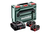 Metabo basis-set 2 x lihdx 18v / 8.0 ah | met asc 290 supersnellader - 685305000